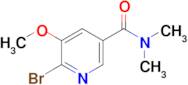 6-Bromo-5-methoxy-N,N-dimethylnicotinamide