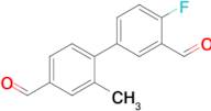 4-Fluoro-2'-methyl-[1,1'-biphenyl]-3,4'-dicarbaldehyde