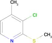 3-Chloro-4-methyl-2-(methylthio)pyridine