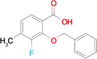 2-(Benzyloxy)-3-fluoro-4-methylbenzoic acid