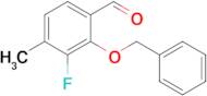 2-(Benzyloxy)-3-fluoro-4-methylbenzaldehyde