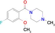 (4-Fluoro-2-methoxyphenyl)(4-methylpiperazin-1-yl)methanone
