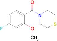 (4-Fluoro-2-methoxyphenyl)(thiomorpholino)methanone