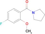 (4-Fluoro-2-methoxyphenyl)(pyrrolidin-1-yl)methanone