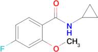 N-Cyclopropyl-4-fluoro-2-methoxybenzamide