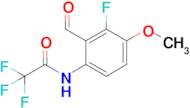 2,2,2-Trifluoro-N-(3-fluoro-2-formyl-4-methoxyphenyl)acetamide