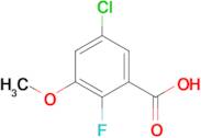 5-Chloro-2-fluoro-3-methoxybenzoic acid