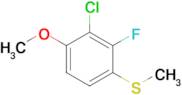 (3-Chloro-2-fluoro-4-methoxyphenyl)(methyl)sulfane