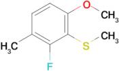 (2-Fluoro-6-methoxy-3-methylphenyl)(methyl)sulfane