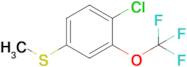 (4-Chloro-3-(trifluoromethoxy)phenyl)(methyl)sulfane