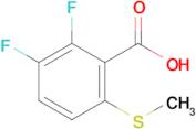 2,3-Difluoro-6-(methylthio)benzoic acid