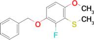 (3-(Benzyloxy)-2-fluoro-6-methoxyphenyl)(methyl)sulfane