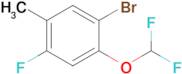 1-Bromo-2-(difluoromethoxy)-4-fluoro-5-methylbenzene