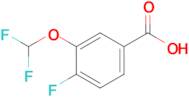 3-(Difluoromethoxy)-4-fluorobenzoic acid