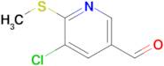 5-Chloro-6-(methylthio)nicotinaldehyde