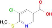 5-Chloro-6-(methylthio)nicotinic acid