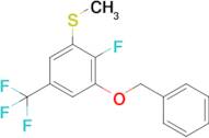 (3-(Benzyloxy)-2-fluoro-5-(trifluoromethyl)phenyl)(methyl)sulfane