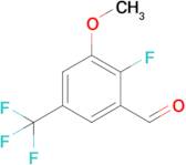 2-Fluoro-3-methoxy-5-(trifluoromethyl)benzaldehyde