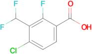 4-Chloro-3-(difluoromethyl)-2-fluorobenzoic acid