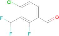 4-Chloro-3-(difluoromethyl)-2-fluorobenzaldehyde