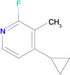 4-Cyclopropyl-2-fluoro-3-methylpyridine