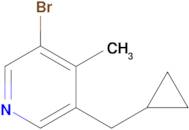 3-Bromo-5-(cyclopropylmethyl)-4-methylpyridine