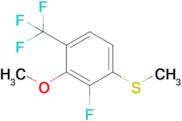 (2-Fluoro-3-methoxy-4-(trifluoromethyl)phenyl)(methyl)sulfane