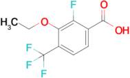 3-Ethoxy-2-fluoro-4-(trifluoromethyl)benzoic acid