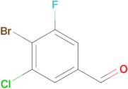 4-Bromo-3-chloro-5-fluorobenzaldehyde