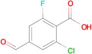 2-Chloro-6-fluoro-4-formylbenzoic acid