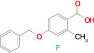 4-(Benzyloxy)-3-fluoro-2-methylbenzoic acid