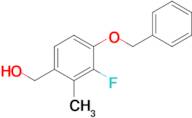 (4-(Benzyloxy)-3-fluoro-2-methylphenyl)methanol