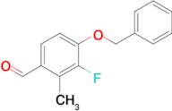 4-(Benzyloxy)-3-fluoro-2-methylbenzaldehyde