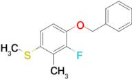 (4-(Benzyloxy)-3-fluoro-2-methylphenyl)(methyl)sulfane