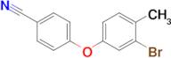 4-(3-Bromo-4-methylphenoxy)benzonitrile