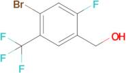 (4-Bromo-2-fluoro-5-(trifluoromethyl)phenyl)methanol