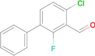 4-Chloro-2-fluoro-[1,1'-biphenyl]-3-carbaldehyde