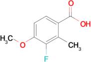 3-Fluoro-4-methoxy-2-methylbenzoic acid