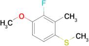 (3-Fluoro-4-methoxy-2-methylphenyl)(methyl)sulfane