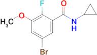 5-Bromo-N-cyclopropyl-2-fluoro-3-methoxybenzamide