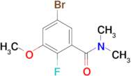 5-Bromo-2-fluoro-3-methoxy-N,N-dimethylbenzamide