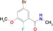 5-Bromo-2-fluoro-3-methoxy-N-methylbenzamide