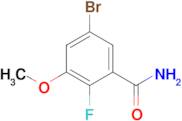 5-Bromo-2-fluoro-3-methoxybenzamide