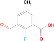 2-Fluoro-3-formyl-5-methylbenzoic acid