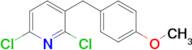 2,6-Dichloro-3-(4-methoxybenzyl)pyridine