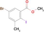 Methyl 5-bromo-2-iodo-3-methylbenzoate