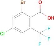 2-Bromo-4-chloro-6-(trifluoromethyl)benzoic acid