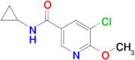 5-Chloro-N-cyclopropyl-6-methoxynicotinamide