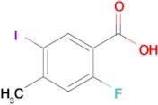 2-Fluoro-5-iodo-4-methylbenzoic acid