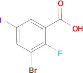 3-Bromo-2-fluoro-5-iodobenzoic acid